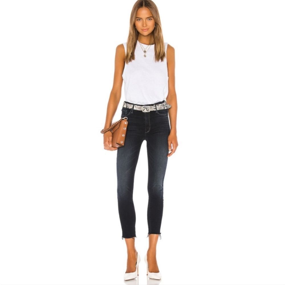 Mother "the stunner" ankle fray skinny jean